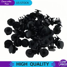 Set of 50 Push Type Retainers Fastener Clips 01553-2DR9A For 09-24 Nissan GT-R