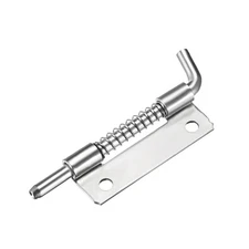 5pcs Carbon Steel Lock Bolt Spring Loaded Pin Latch 93mm Long Left