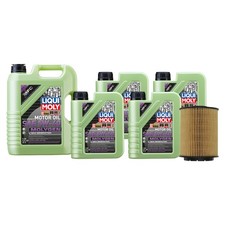 9L Liqui Moly Molygen New Gen 5W40 Mahle Engine Oil Change Kit for Passat 4,0 W8