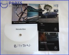 GENUINE MERCEDES-BENZ VITO W447 2019-2023 OWNERS MANUAL HANDBOOK WALLET PACK