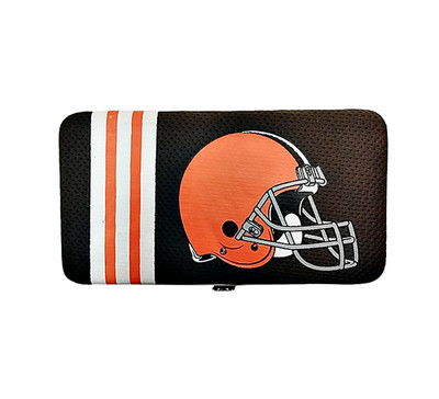 New NFL Cleveland Browns Licensed Hard-Shell Mesh Wallet by Little Earth