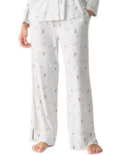 GapBody Women's Jersey Long-Sleeve Pajama Pant, Grey Alpine, L