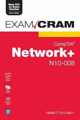 CompTIA Network+ N10-008 Exam Cram - Paperback, by Dulaney Emmett - Very Good