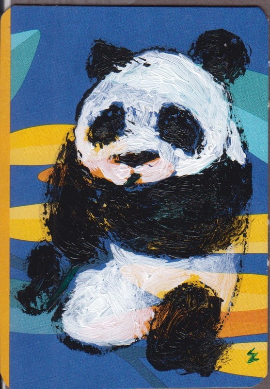 LinLi888 ACEO Original Art Acrylic Painting Panda 25021405