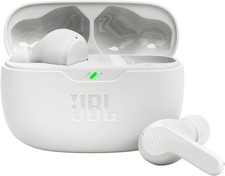 JBL Vibe Beam True Wireless Bluetooth Earbuds White - New 