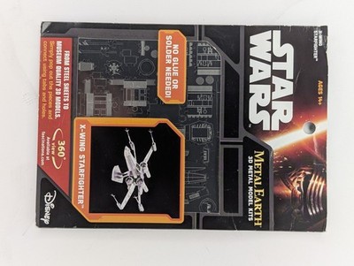 Metal Earth 3D Kit STAR WARS Laser Cut NIB X-WING STARFIGHTER 360