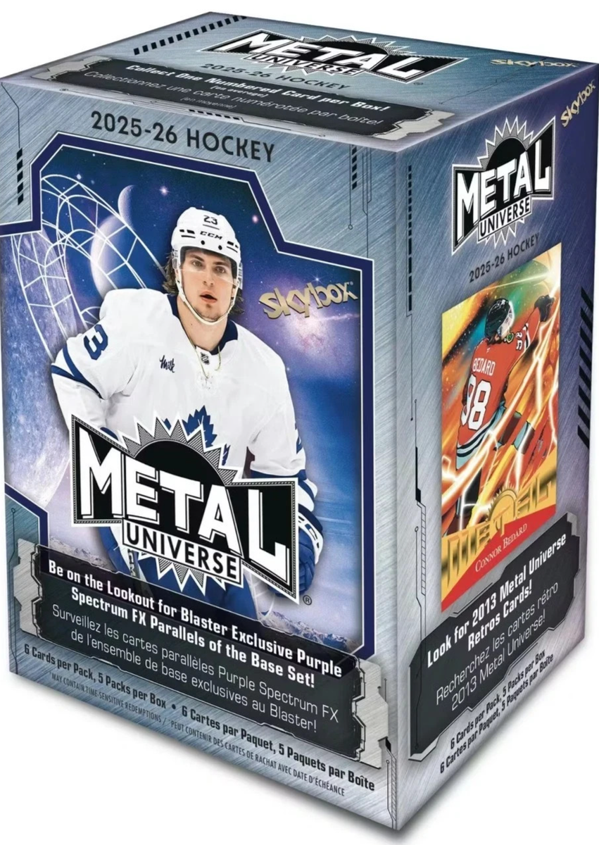 2025-26 Upper Deck Skybox Metal Universe Hockey 30Ct. Blaster Box