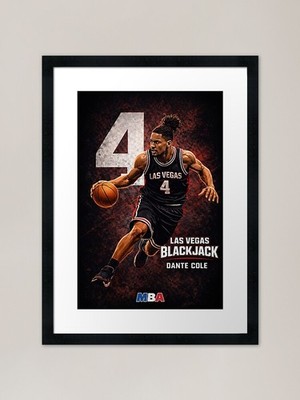 Las Vegas blackjack - Dante cole  Framed Wall Art Poster Canvas Print Picture