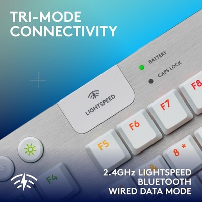 G915 X TKL White Tactile Wireless RGB Gaming Keyboard | eBay