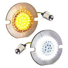 Eagle Lights 3 1/4" Front LED Turn Signal Kit For Harley-Davidson® Motorcycles -