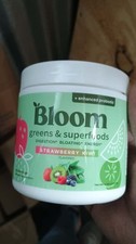 Bloom Greens  Superfoods, Strawberry Kiwi Flavored Powder, 30 Servings