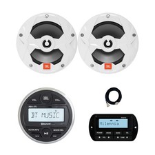 JBL PRV-175 Marine Receiver w/Wired Remote, Extension, 2x 6.5" 225W Speakers