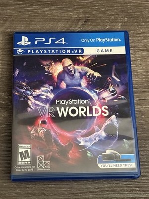 PlayStation VR Worlds (Sony PlayStation 4, PS4, PS VR) CIB - Tested *Case Damage