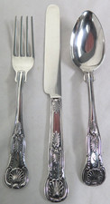 Bailey & Co  (Philadelphia) .925 Sterling Silver Fork, Butter & Spoon 1847-1878