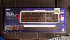 Saitek Eclipse II Model KU-0603 USB Gaming Keyboard PK02AU w/ Wrist Rest- NEW
