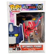 Peter Cullen Signed Funko POP Transformers Optimus Prime Autographed  BASCOA
