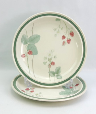 Wedgwood Raspberry Cane - 2 Speiseteller x 27 cm - Vintage - einige Gebrauchsspuren