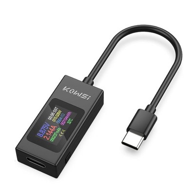 USB C Tester Messgerät Strommessgerät Multimeter Typ-C PD Strommesser Spannung u