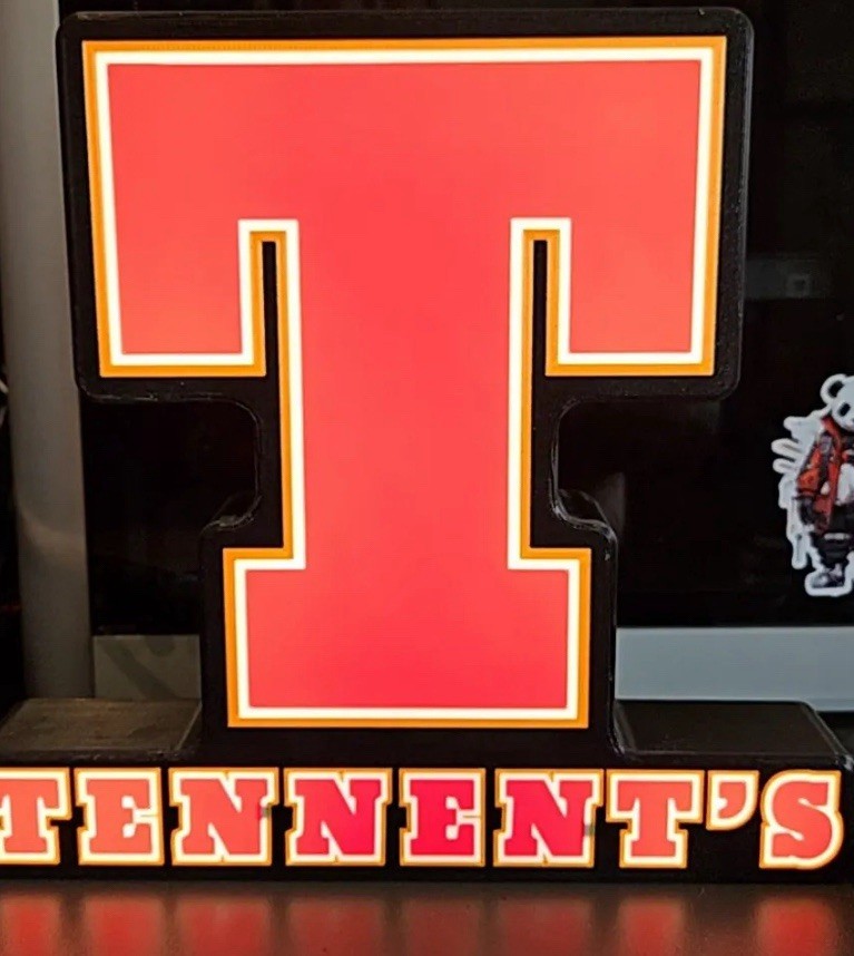 Tennents Led Bar Sign Man Cave