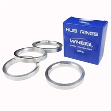 4 Pack Aluminium Alloy Hub Centric Rings, OD 73.1mm, ID 67.1mm, Wheel Hubrings