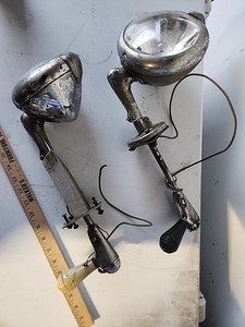 VTG -  Unity Mfg Co Models  H1 & S6  • Spotlight Search Lights •Chicago LOT OF 2