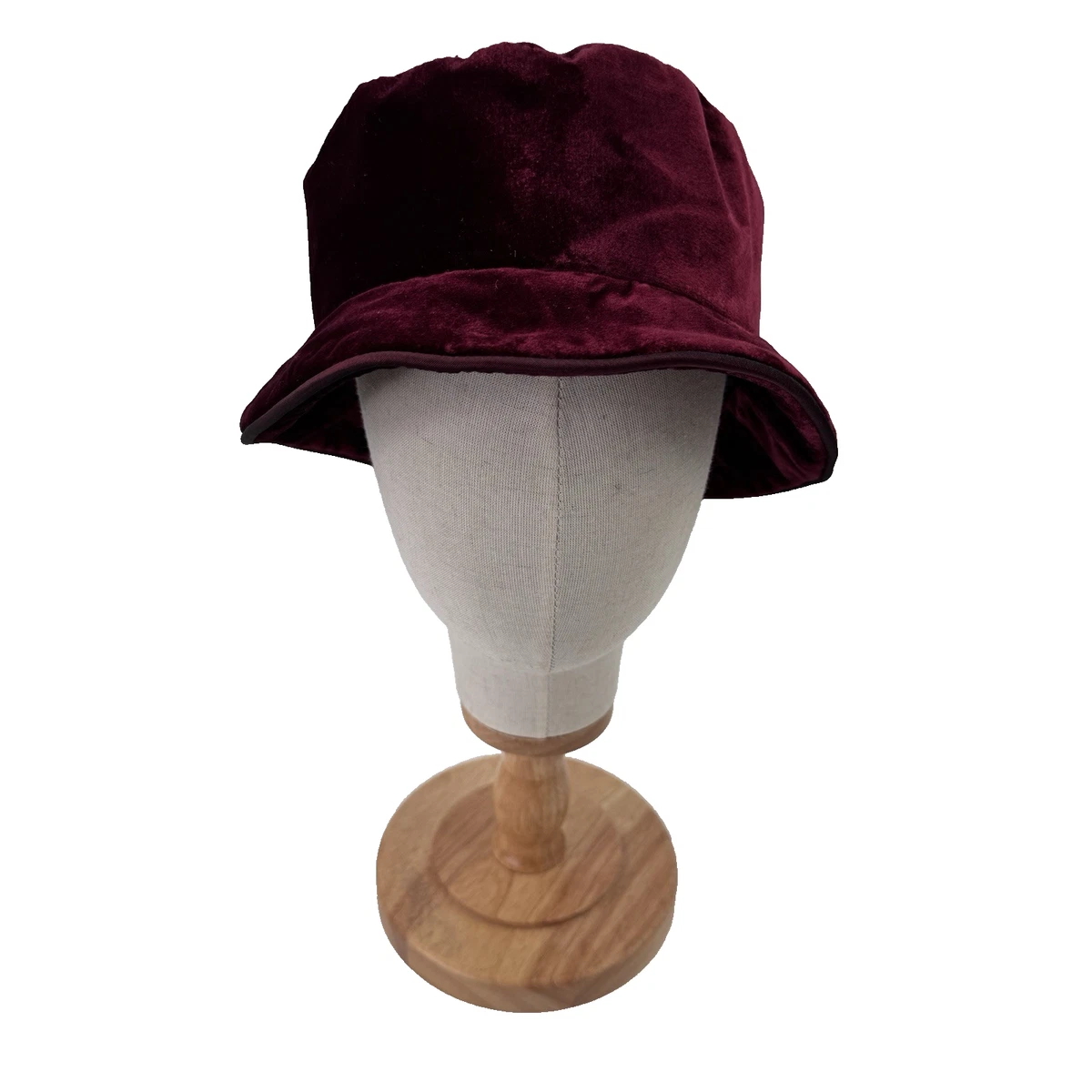 ( Y2K) crushed velvet bucket hat Faux Fur Fuzzy Bucket Hat Octopus Winter Plush Fluffy Warm  main image 2