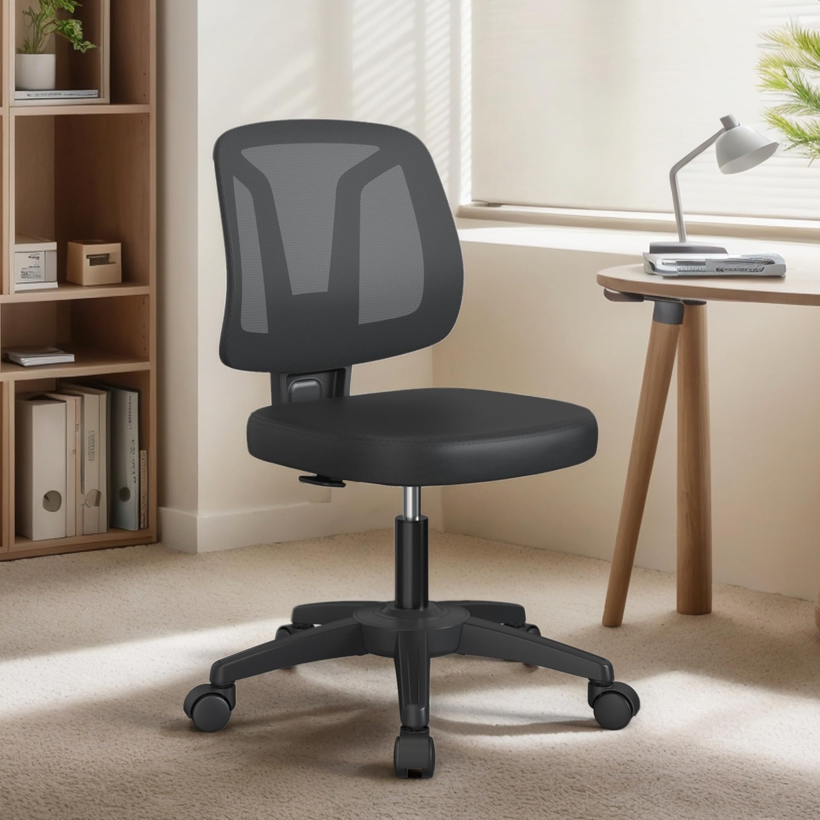 Without Arms Height Adjustable Wi...