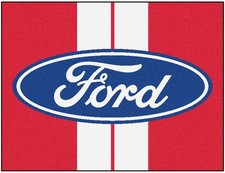 Ford Logo Floor Mat Area Rug 20x30 Inch Nylon Anti-skid Backing