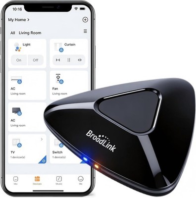 Broadlink RM MAX Smart Home Hub Matter kompatibel universell Fernbedienung IR RF