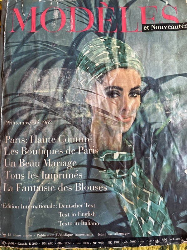 Vintage Modeled Et Noveautes Printemps Ete 1962 Paris:Haute Couture
