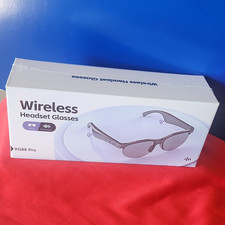 XG88 Pro Bluetooth Smart Glasses Wireless Headset Glasses - Black