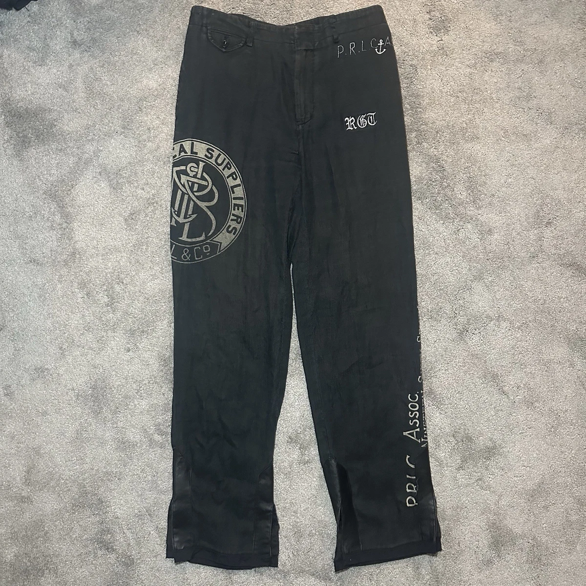 Polo Ralph Lauren Black Linen Pants for Men for sale | eBay