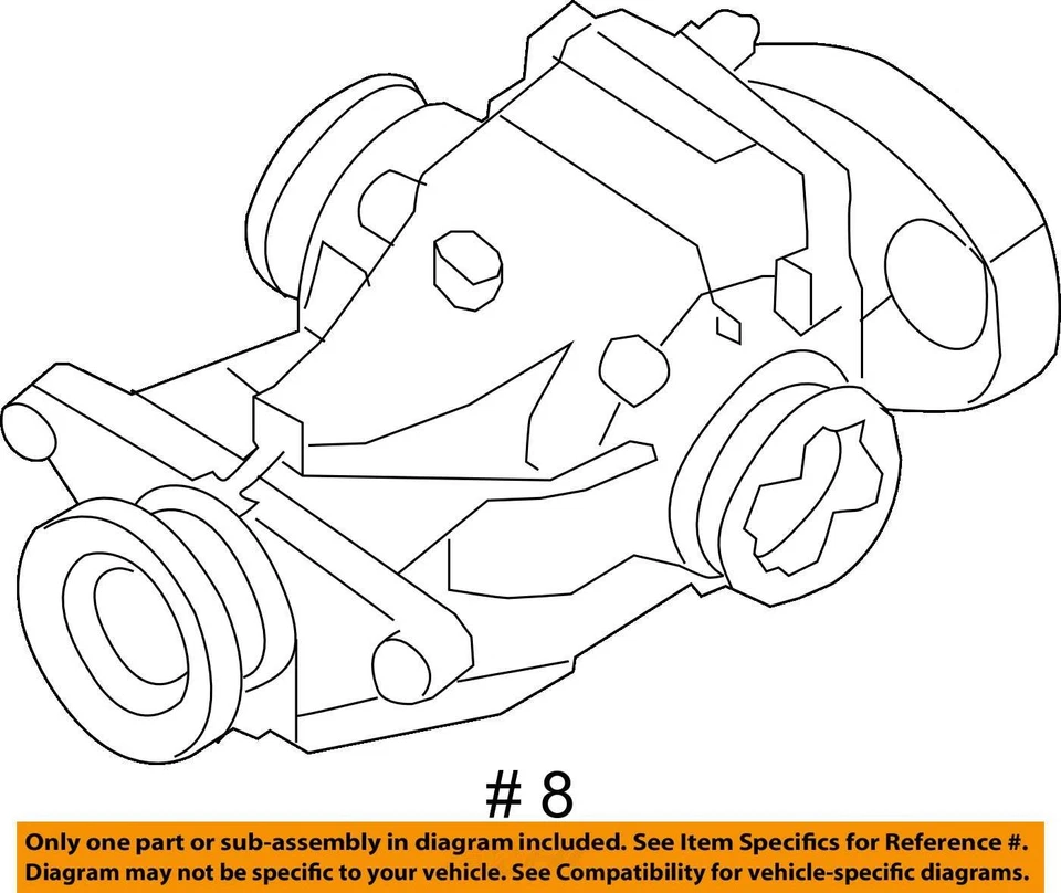 Carrier Rear RWD Open Fits 14-16 BMW M235i 221961 Foto 4 de 4