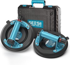 Tile Lifter Suction Cups - Heavy Duty Vacuum Lifter for Windows - 2 Pack