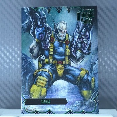 2023 Marvel Midnight Sons CABLE GREEN #14 Fleer Ultra