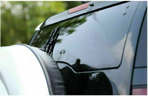 Cubierta de limpiaparabrisas trasero trasero trasero negro 1 pieza para Toyota FJ Cruiser 2007-2014 Foto 2 de 4