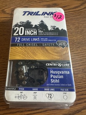 TRILINK CL85072TL2 3/8, .050, 72-DL Saw Chain