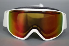 SMITH Unisex Adult Rally Snow Sport Goggle - White Frame | Red Sol-X Mirror Lens