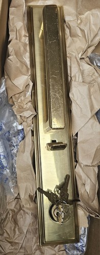 Emtek 4212US7 Melrose Single Cylinder Entry Handle ONLY W/Key French Antique