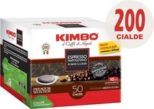 200 CIALDE KIMBO filtro carta ESE 44 MM MISCELA ESPRESSO NAPOLETANO OFFERTA
