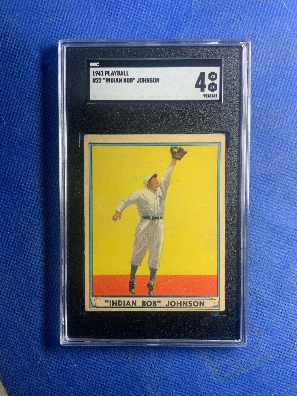 1941 PLAY BALL #22 BOB JOHNSON SGC  4 VG/EX ATHLETICS