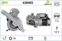 Anlasser FÜR Seat Alhambra (7V8, 7V9), Vw Sharan (7M8, 7M9, 7M6) - Valeo 438405