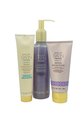 MARY KAY CITRUS LILAC~SATIN HANDS PAMPERING SET~FULL SIZE~NEW IN PACKAGE!