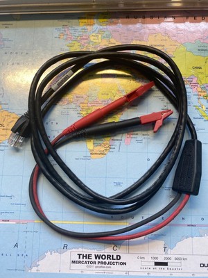 Tempo Meter Prüfkabel-Klemme Clip Drähte mit Patchstecker