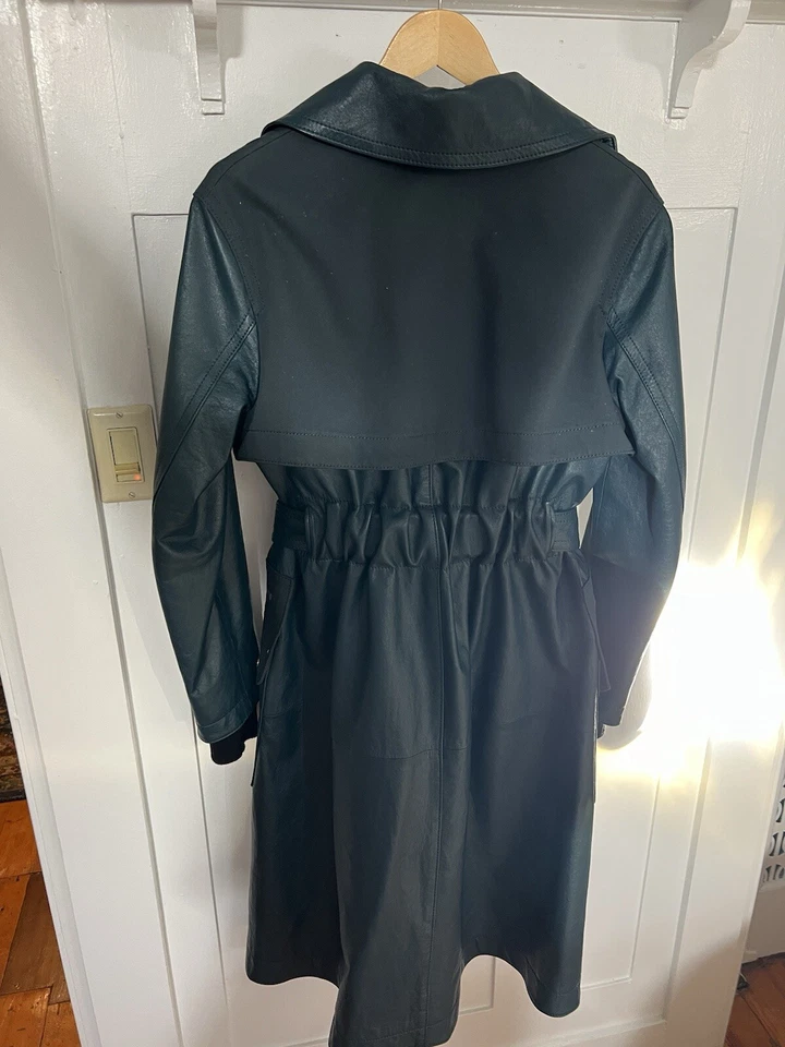 Gabardina de cuero Coach Foto 3 de 4