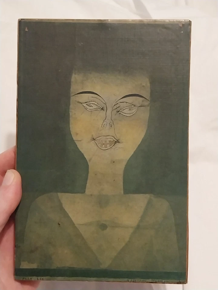 Retro Paul Klee Possessed Girl Print on board - Image 4 of 4