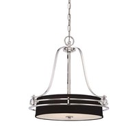 Elstead Uptown Gotham HäNgeleuchte E27 4-Fach Imperial Silber