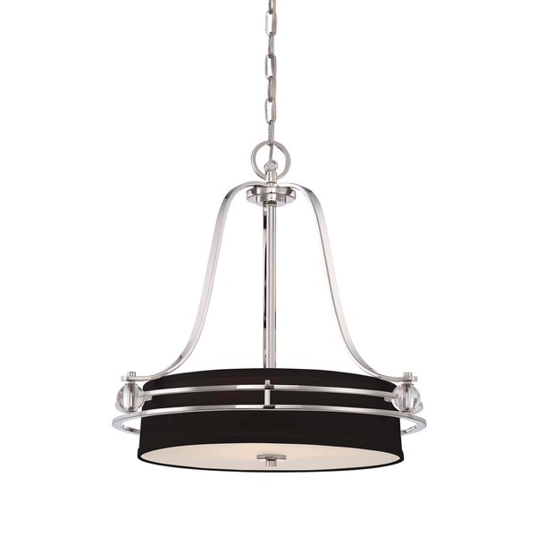 Elstead Uptown Gotham HäNgeleuchte E27 4-Fach Imperial Silber-image