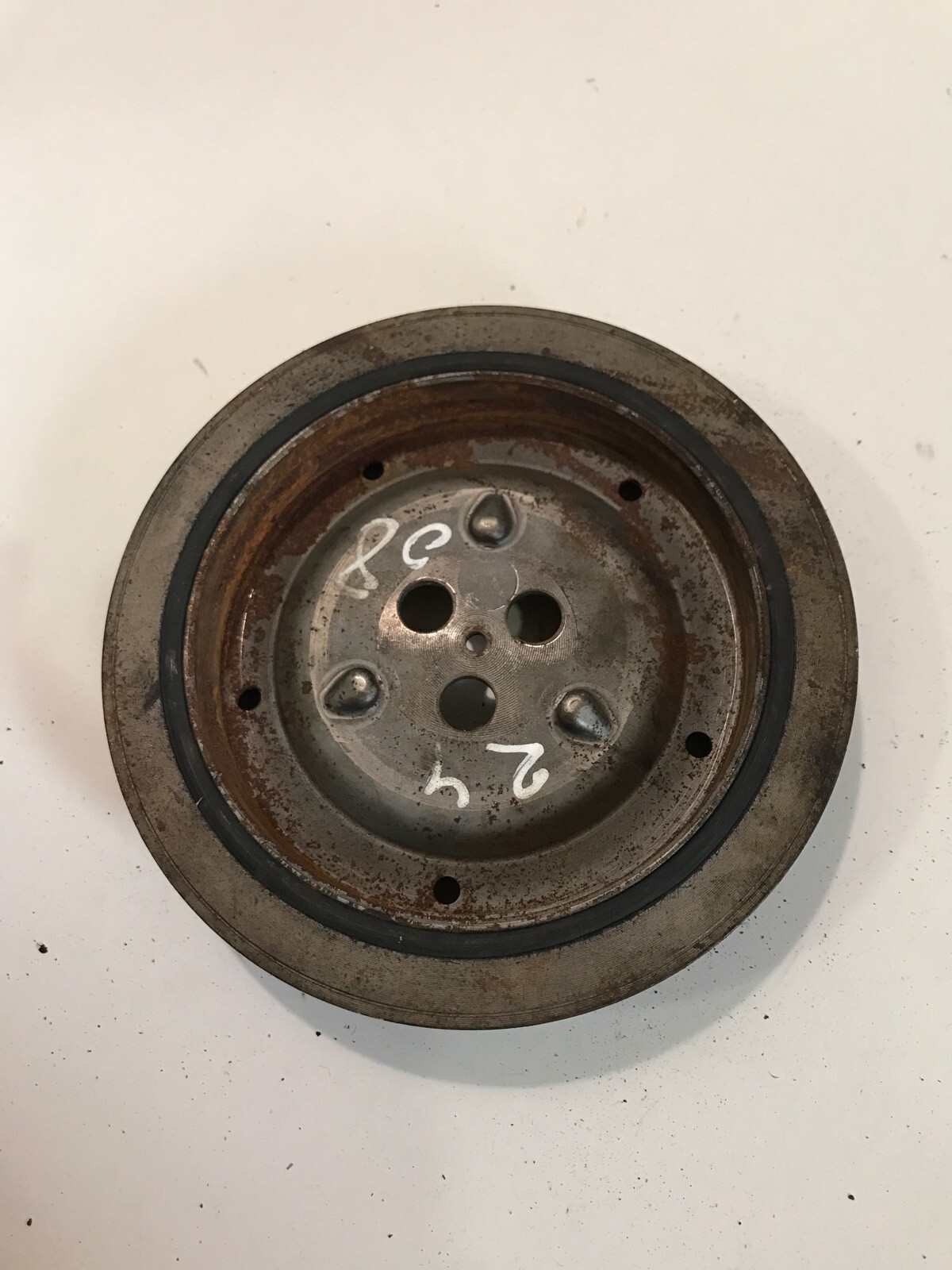 Ford Transit mk7 crankshaft pulley 9c1q6b319ab genuine 2.2 tdci 06