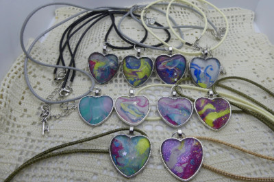 Jewelry - 10 Pendant Heart Necklaces - Start Your Own Jewelry Business!